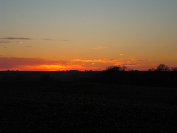 Sunset at Plattsmouth, NE